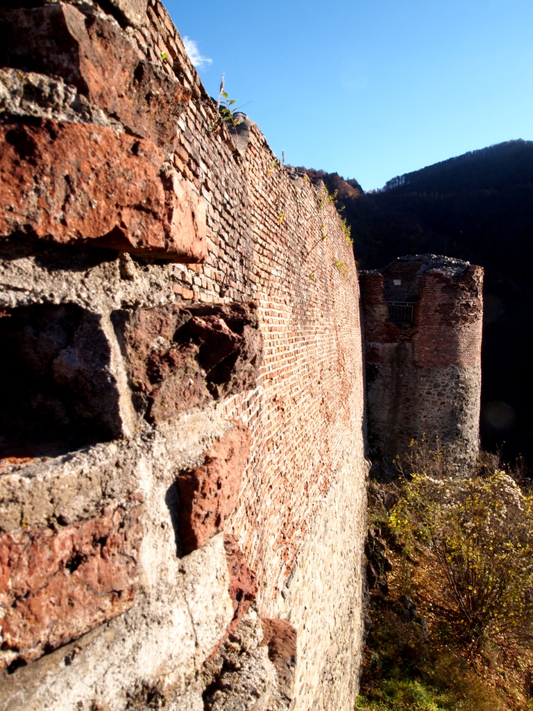 Le mura del castello di Poenari (XIII-XVII)