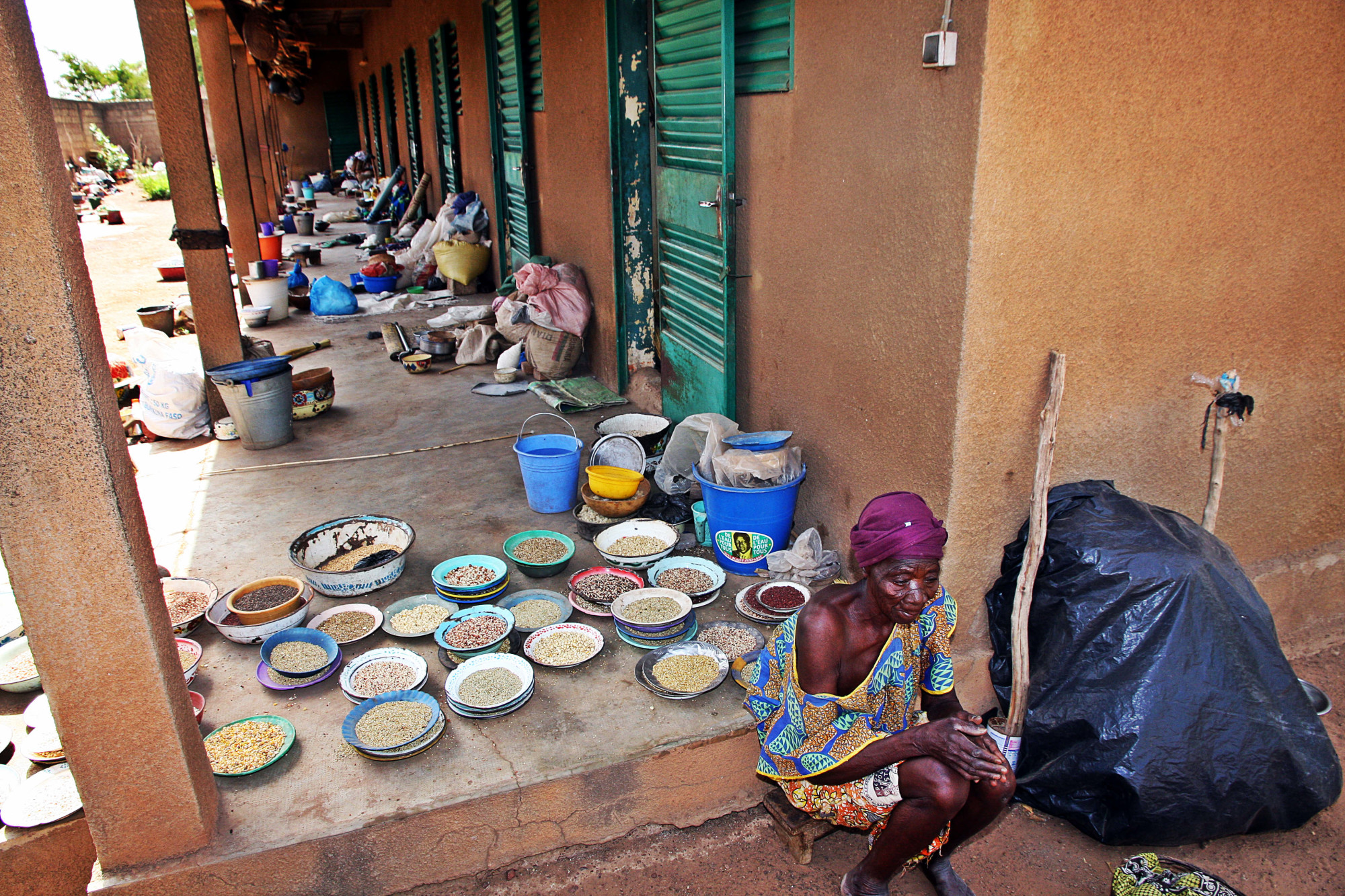 Ouagadogiu, 2014 - Centro Wende de Toughin dove vengono ricoverate donne allontanate dai familiari e dai villaggi perchè accusate di stregoneria